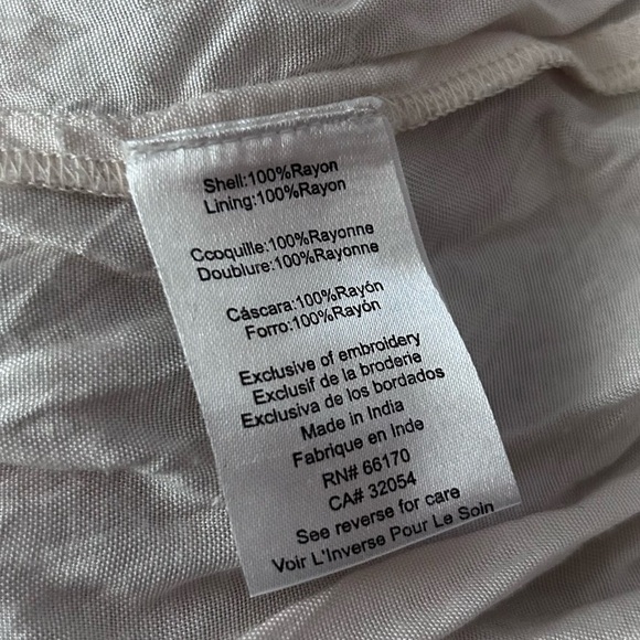 Anthropologie Tanvi Kedia Ananya Tiered Floral Tunic Dress Sz S - Picture 12 of 12